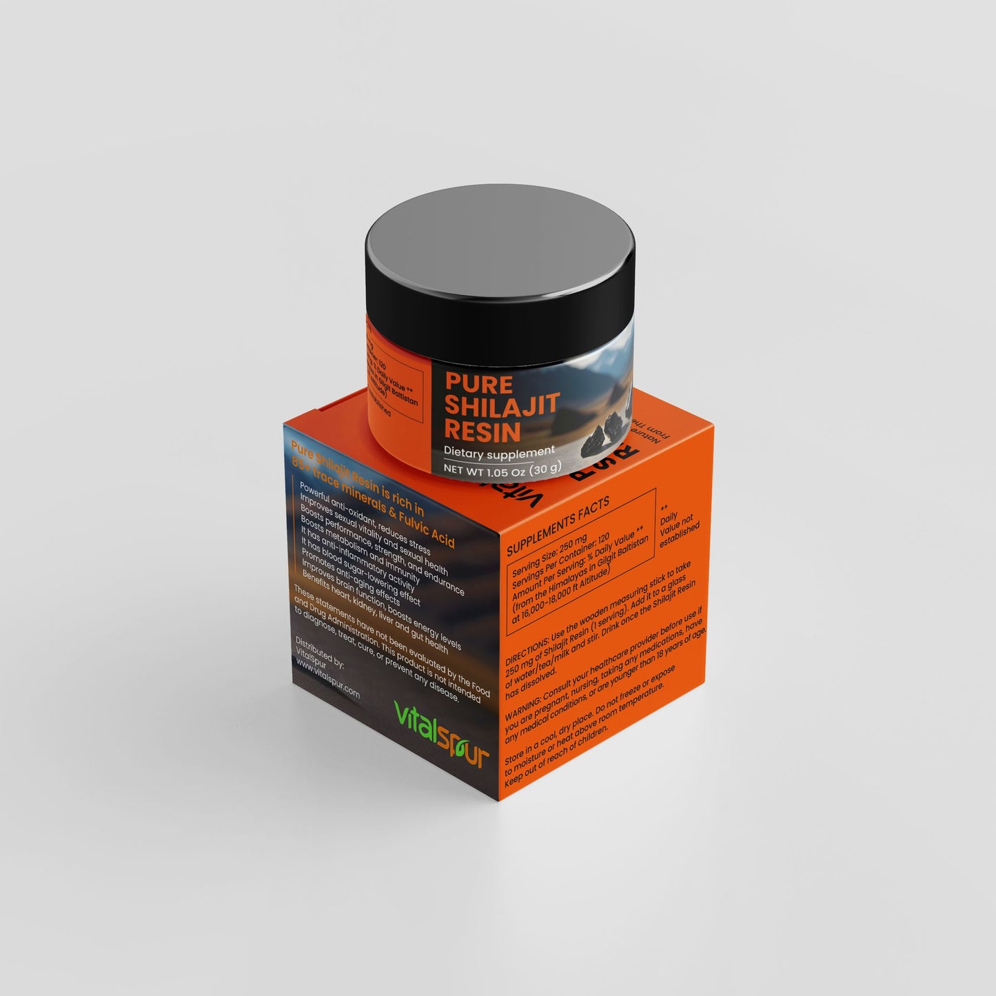 Pure Himalayan Shilajit Resin: 100% Organic and Authentic