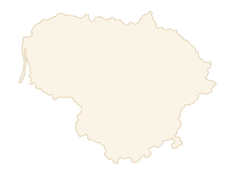Map of Lithuania